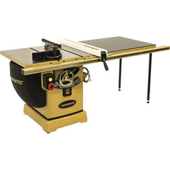 Jet - 10" Blade Diam, 5/8" Arbor Diam, 3 Phase Table Saw - 5 hp, 230/460 Volt, 11-1/4" Cutting Depth - Exact Industrial Supply