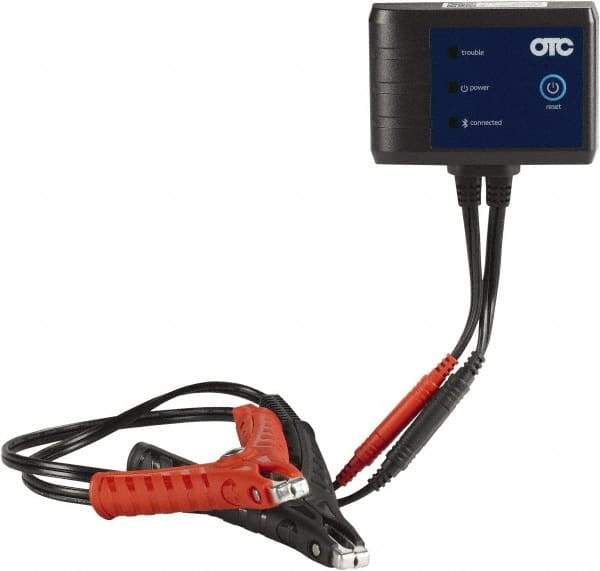 OTC - 6/12/24 Volt Digital Battery & System Tester - 100 to 2,000 CCA Range, 20" Cable - Exact Industrial Supply