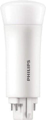 Philips - 5 Watt LED Commercial/Industrial 4 Pin Lamp - 2,700°K Color Temp, 550 Lumens, Plug-in-Vertical, 50,000 hr Avg Life - Exact Industrial Supply