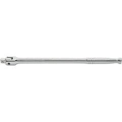 GearWrench - 1/2" Drive Extendable Breaker Bar - 24" OAL, Chrome Finish - Exact Industrial Supply