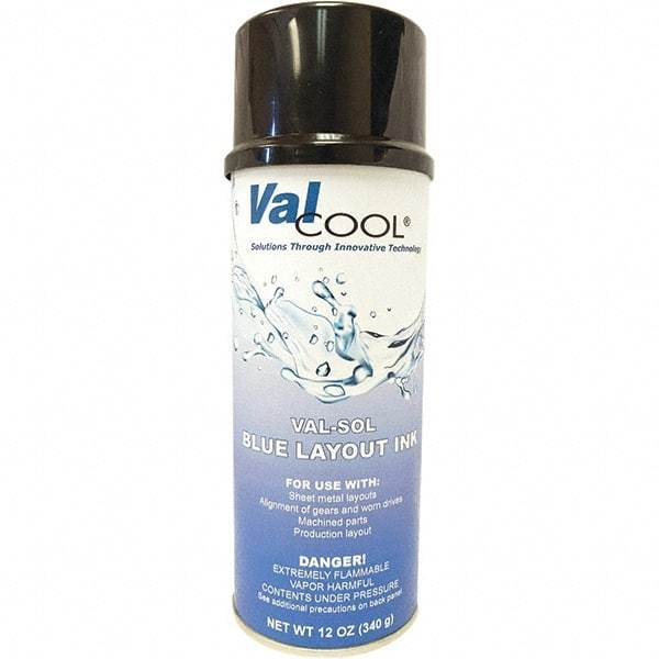 ValCool - Layout Fluid Type: Blue Layout Fluid Volume Capacity: 16 oz. - Exact Industrial Supply