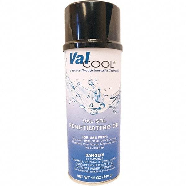 ValCool - 16 oz Can Penetrant/Lubricant - Clear - Exact Industrial Supply