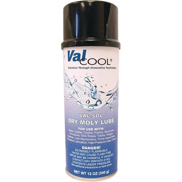 ValCool - 16 oz Can Spray Lubricant - Gray/Black - Exact Industrial Supply