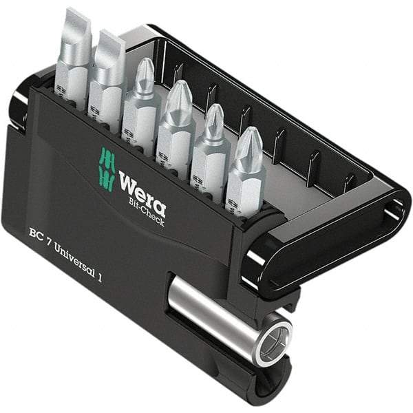 Wera - Screwdriver Bit Sets Type: Bit Set Drive Size: 1/4 (Inch) - Exact Industrial Supply