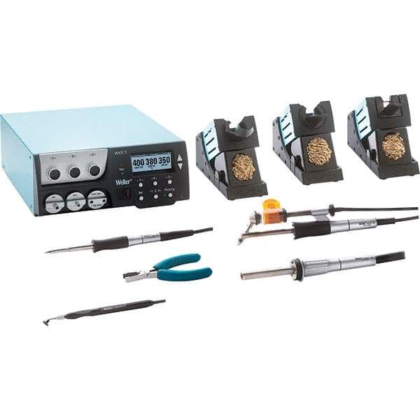 Weller - 120 Volt, 95 Watt, Digital Desoldering Station - Includes Power Unit Assembly, WXDP120 Desolder Unit, TC201T Soldering Pencil, Desolder Tiplet - Exact Industrial Supply