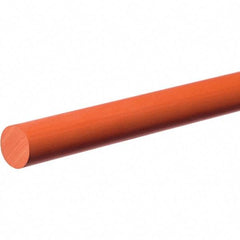 Value Collection - 5' Long, Standard Round Silicone Cord - 1/2" Diam, Red - Exact Industrial Supply