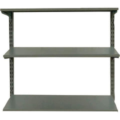Triton - 33" Wide, 31-1/2 High, Open Shelving Accessory/Component - 13-3/4" Deep, Use with 1700 Storability Series - Exact Industrial Supply