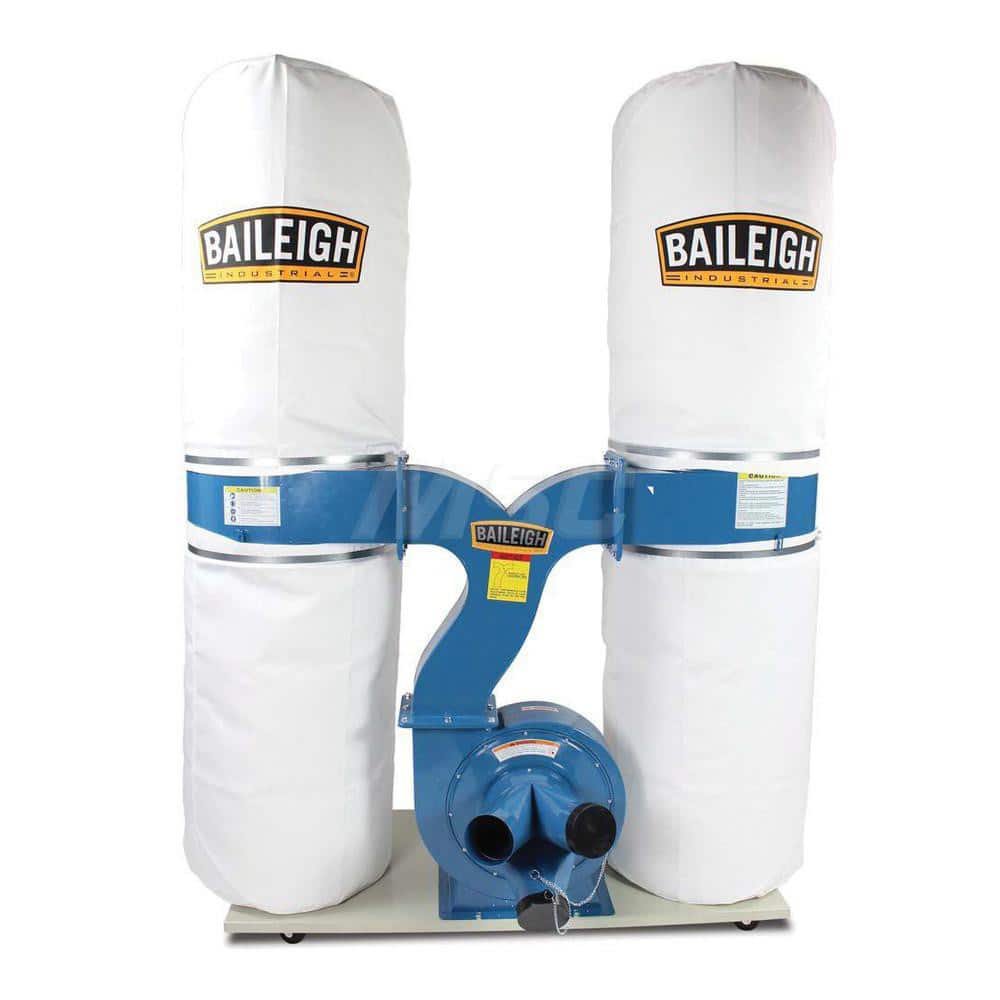 Dust, Mist & Fume Collectors; Machine Type: Dust Collector; Mounting Type: Surface; Filter Bag Rating (Micron): 30.00; Voltage: 220; Phase: 1; Air Flow Volume (CFM): 2300.00; Sound Level Rating (dB): 88; Horsepower (HP): 3