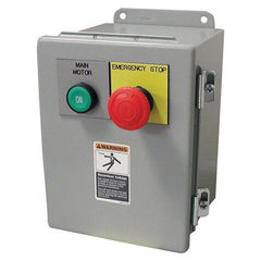 Manual Motor Starters; Starter Type: IEC; Amperage: 18 A; Operator Type: Push Button; Enclosure Type: Enclosed; Horse Power: 2 hp; 2 hp old; Number Of Poles: 3; Minimum Overload: 1.0 A; Maximum Overload: 18.0 A; Overall Height: 8 in; Overall Width: 6 in;
