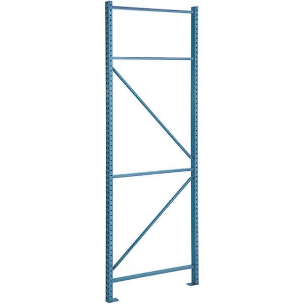 Steel King - 22,780 Lb Capacity Heavy-Duty Framing Upright - 1-7/8" Wide x 96" High x 42" Deep, Blue - Exact Industrial Supply