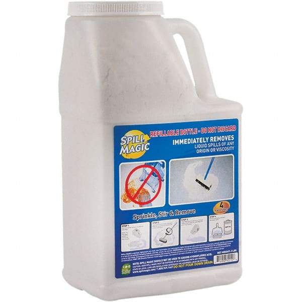 Spill Magic - 3 Lb Bottle Perlite Granular Absorbent - Spill Containment - Exact Industrial Supply