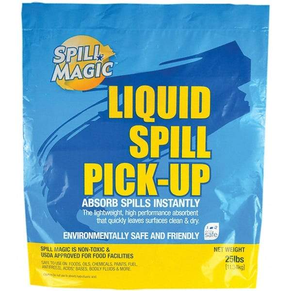 Spill Magic - 25 Lb Bag Perlite Granular Absorbent - Spill Containment - Exact Industrial Supply