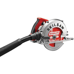 Skilsaw - 15 Amps, 7-1/4" Blade Diam, 5,300 RPM, Electric Circular Saw - 120 Volts, 10' Cord Length, 5/8" Arbor Hole, Left Blade - Exact Industrial Supply