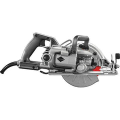 Skilsaw - 15 Amps, 7-1/4" Blade Diam, 5,300 RPM, Electric Circular Saw - 120 Volts, 8' Cord Length, 7/8" Arbor Hole, Left Blade - Exact Industrial Supply