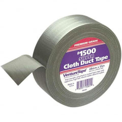 3M - 55m x 48mm x 10 mil Silver Polyethylene Cloth Duct Tape - Exact Industrial Supply