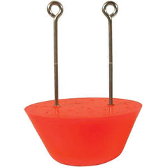UltraTech - 1' Long x 1' Wide, Polyurethane Drain Plug - 10" Diam, Orange, Use for Spill Response - Exact Industrial Supply