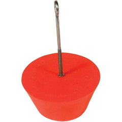 UltraTech - 9" Long x 8' Wide, Polyurethane Drain Plug - 8" Diam, Orange, Use for Spill Response - Exact Industrial Supply