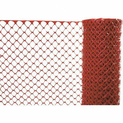 PRO-SAFE - 100' Long x 4' High, Orange Reusable Safety Fence - Exact Industrial Supply