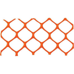 PRO-SAFE - 50' Long x 5' High, Orange Reusable Safety Fence - Exact Industrial Supply