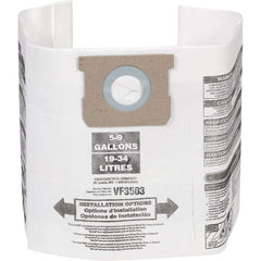 Ridgid - Vacuum Cleaner Bags Bag Type: Dust Collection Bag Vacuum Tank Capacity: 10.00 Gal - Exact Industrial Supply