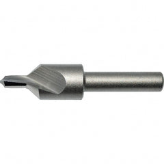 Combo Drill & Countersink: 1/4, 1/4″ Body Dia, High Speed Steel TiCN Finish, 33/64″ Point Length, 2″ OAL, Right Hand Cut