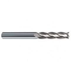 3/4 Dia. x 6 Overall Length 4-Flute Square End Solid Carbide SE End Mill-Round Shank-Center Cut-Uncoated - Exact Industrial Supply