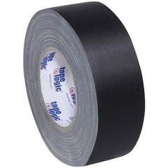 Tape Logic - Pack of (3), 2" x 60 Yd Rolls of 11 mil Black Rubber Gaffers Tape - Exact Industrial Supply