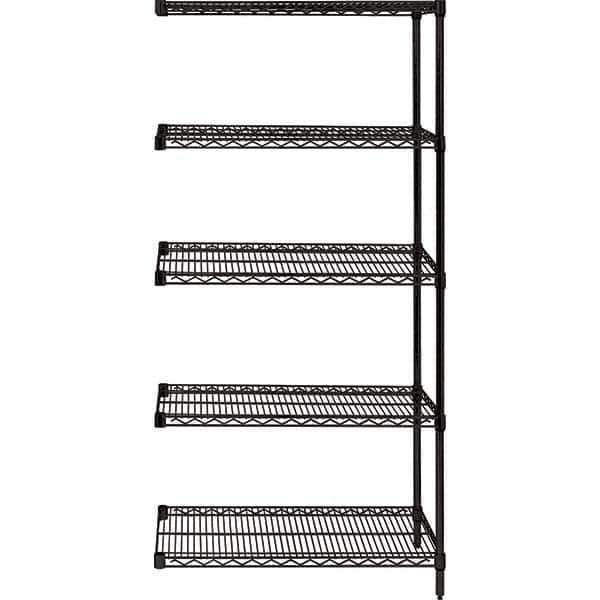 Quantum Storage - 48" Wide, 54 High, Open Shelving Accessory/Component - Use with #1630 Built-In Combination Lock - Exact Industrial Supply