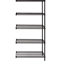 Quantum Storage - 60" Wide, 74 High, Open Shelving Accessory/Component - Use with #1630 Built-In Combination Lock - Exact Industrial Supply