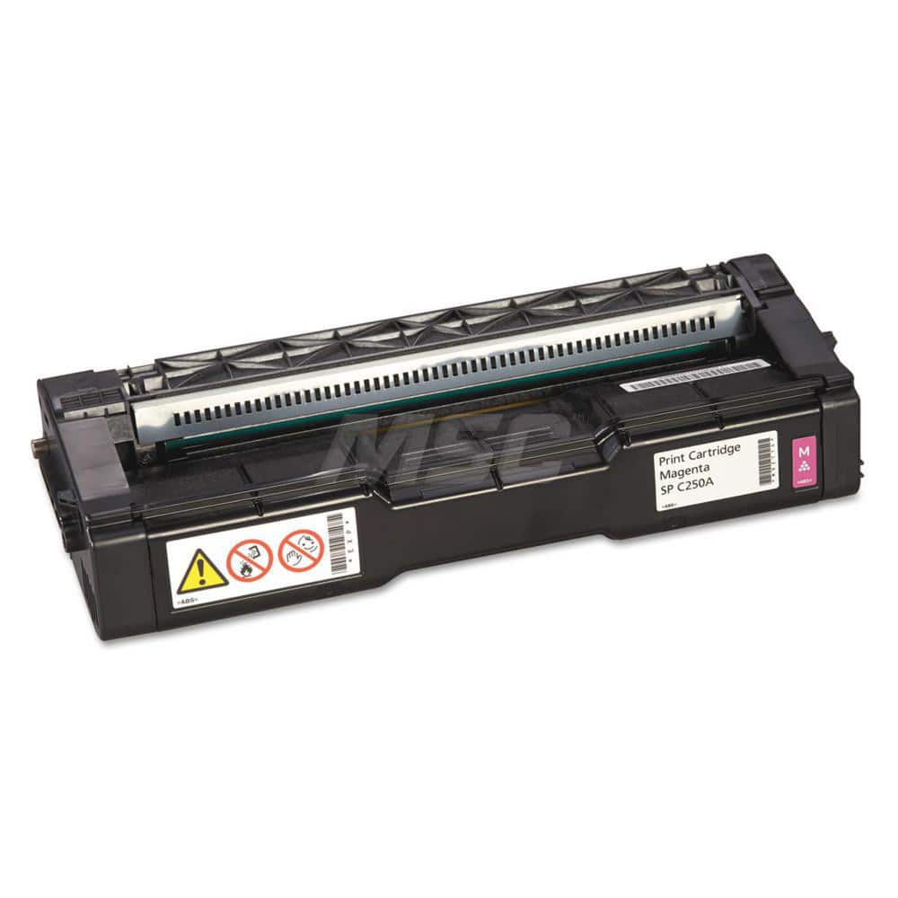 Ricoh - Office Machine Supplies & Accessories; Office Machine/Equipment Accessory Type: Toner Cartridge ; For Use With: SP C261DNw; SP C250DN; SP C250SF; SP C261SFNw ; Color: Magenta - Exact Industrial Supply