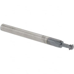 Accupro - 1/8° 1/8" Cut Diam, 0.062" Cut Width, 1/8" Shank, Solid Carbide Double-Angle Cutter - Exact Industrial Supply