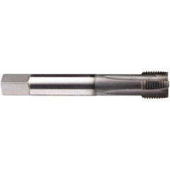 Emuge - 5/8-11 UNC 4 Flute BT Plug Spiral Flute Tap - High Speed Steel, GLT-1 Finish, 4.331" OAL, Right Hand Flute, Right Hand Thread, Series Rekord B-Z - Exact Industrial Supply
