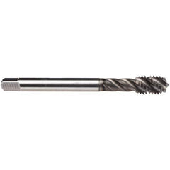 Emuge - 9/16-18 UNF 4 Flute BT Bottoming Spiral Flute Tap - High Speed Steel, GLT-1 Finish, 4.331" OAL, Right Hand Flute, Right Hand Thread, Series CU51C400 - Exact Industrial Supply