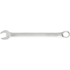 GearWrench - 2-1/4" 12 Point Combination Wrench - 15° Offset Angle, 27.795" OAL, Steel, Satin Finish - Exact Industrial Supply