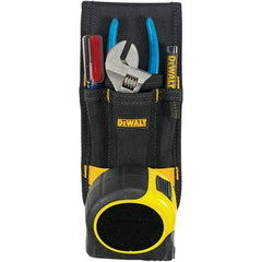 CLC - General Purpose Holster with 4 Pockets - Ballistic Polyester, Black/Yellow - Exact Industrial Supply