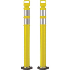 PRO-SAFE - Traffic Barrels, Delineators & Posts Type: Delineator Post Material: Polyethylene - Exact Industrial Supply