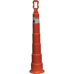 PRO-SAFE - Traffic Barrels, Delineators & Posts Type: Channelizer Cone Material: Polyethylene - Exact Industrial Supply