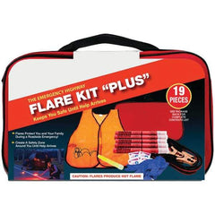 PRO-SAFE - Highway Safety Kits Type: Emergency Roadside Kit Number of Pieces: 19 - Exact Industrial Supply