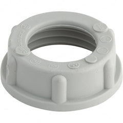 Conduit Bushing: For Rigid & Intermediate (IMC), Plastic, 1-1/4″ Trade Size Insulated, Threaded Connection