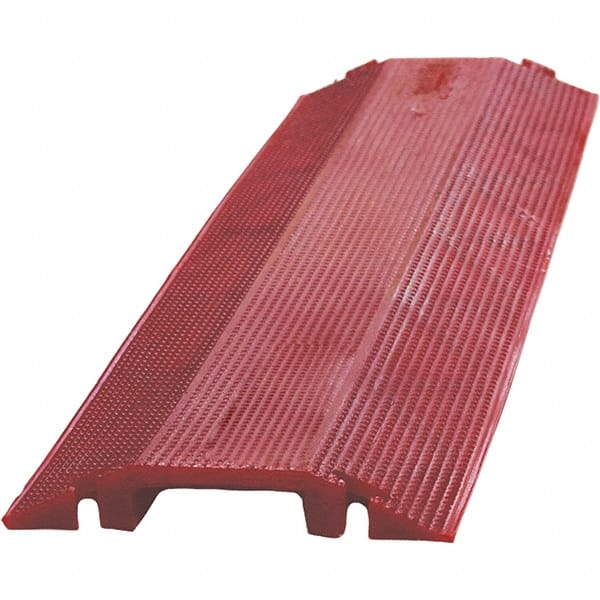 PRO-SAFE - 36" Long x 10-1/2" Wide x 1-1/2" High, Polyurethane Ramp Cable Guard - Exact Industrial Supply