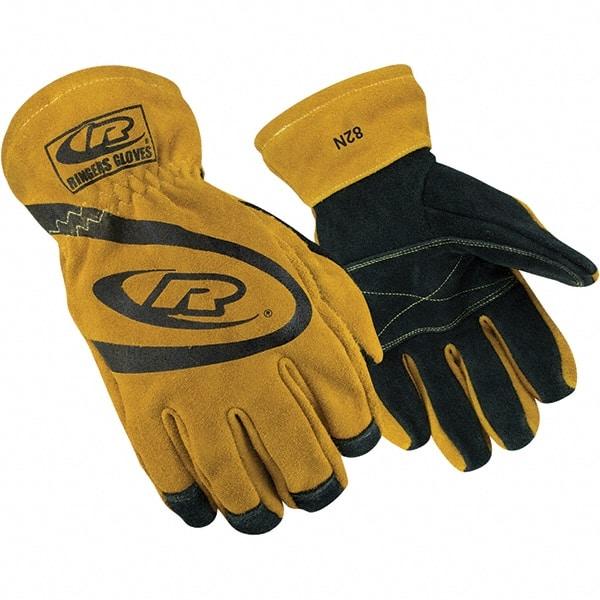 Ringers Gloves - Size S, Leather, Flame Resistant Gloves - Kovenex Lined, NFPA 1971 - Exact Industrial Supply