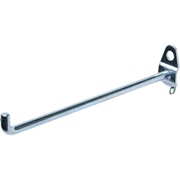 NMC - 6" Long Pegboard Hook - 6" Projection, 90° Bend, Steel - Exact Industrial Supply