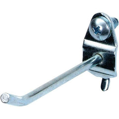 NMC - 2-1/2" Long Pegboard Hook - 2-1/2" Projection, 30° Bend, Steel - Exact Industrial Supply