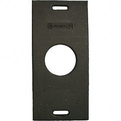 PRO-SAFE - 30" Wide x 2" High Recycled Rubber Channelizer Base - Exact Industrial Supply