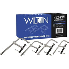 Wilton - Sliding Arm Clamp Sets Clamp Type: Standard Throat Depths (Decimal Inch): 2.2500; 4.7500; 5.5000 - Exact Industrial Supply