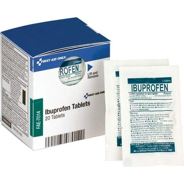 PRO-SAFE - Ibuprofen Tablets - Headache & Pain Relief - Exact Industrial Supply