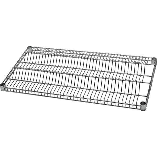 Quantum Storage - 1 Shelf Wire Shelving Unit - 18" Wide x 36" Deep, - Exact Industrial Supply