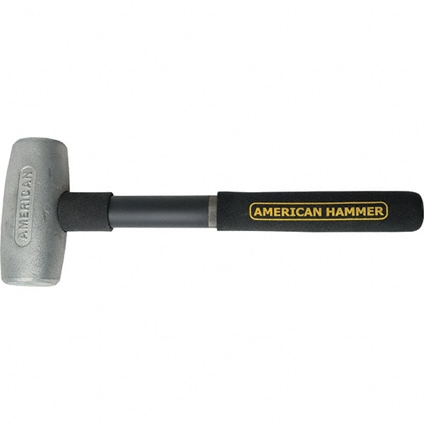 American Hammer - 8 Lb Brass Nonsparking Soft Face Hammer - Exact Industrial Supply