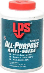 LPS - 1 Lb Can General Purpose Anti-Seize Lubricant - Molybdenum Disulfide, -65 to 1,800°F, Blue/Gray, Water Resistant - Exact Industrial Supply