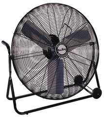 Air King - 30" Blade, 1/4 hp, 3,450, 6,000 & 7,650 CFM, Low Floor Stand Industrial Circulation Fan - Exact Industrial Supply